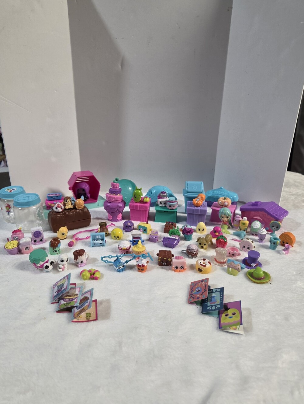 Shopkins Collectible Set - Pink, Purple & Teal Mini Figures